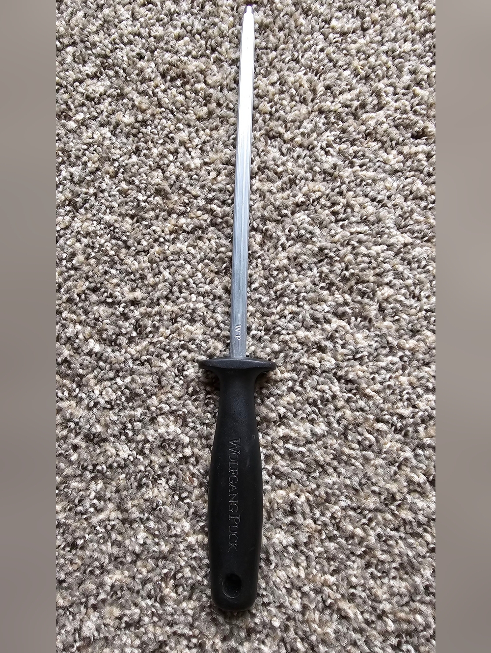 Black Steel Honing Rod - Black